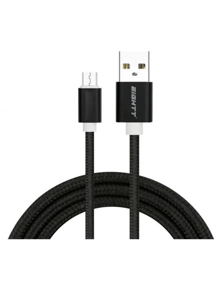Eightt ECM-1B cable USB 1 m USB 2.0 USB A Micro-USB B Negro