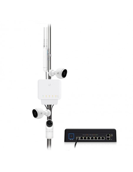 Ubiquiti Networks UniFi Switch Flex (3-pack) Gestionado L2 Gigabit Ethernet (10 100 1000) Energía sobre Ethernet (PoE) Blanco