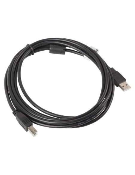 Lanberg CA-USBA-11CC-0030-BK cable USB 3 m USB 2.0 USB B Negro
