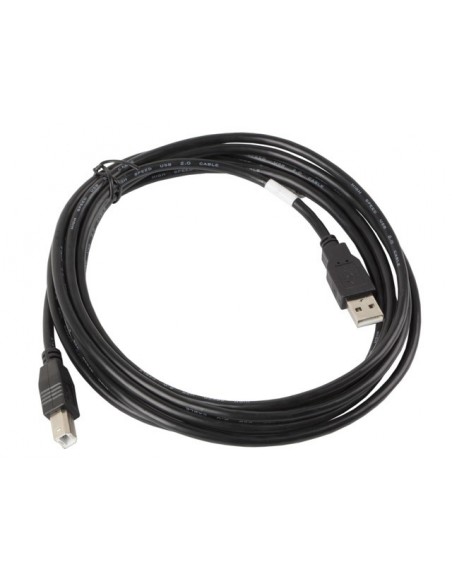 Lanberg CA-USBA-10CC-0030-BK cable USB 3 m USB 2.0 USB B Negro