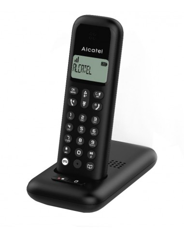 Alcatel D285 Teléfono DECT Identificador de llamadas Negro