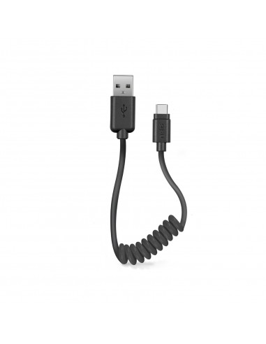SBS TECABLETYPCSK cable USB 0,5 m USB 2.0 USB A USB C Negro