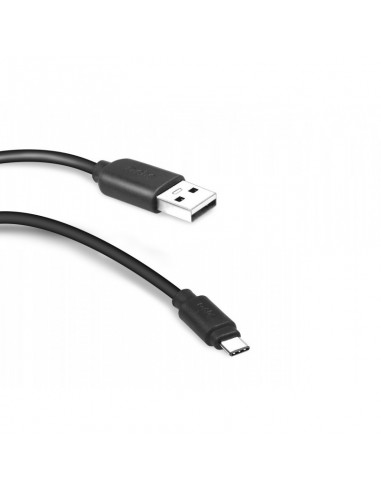 SBS CABLE DE DATOS-CARGADOR USB 2.0 - TIPO C cable USB 1,5 m USB A USB C Negro