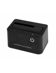 Gembird HD32-U2S-5 base de conexión para disco duro USB 2.0 Type-B Negro