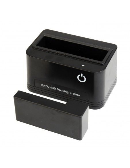 Gembird HD32-U2S-5 base de conexión para disco duro USB 2.0 Type-B Negro