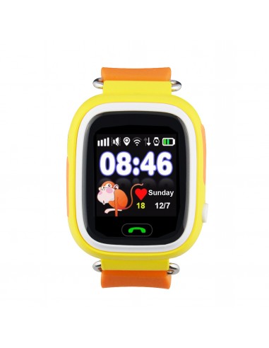 Leotec Kids Way 3,1 cm (1.22") LCD 2G Naranja, Amarillo GPS (satélite)