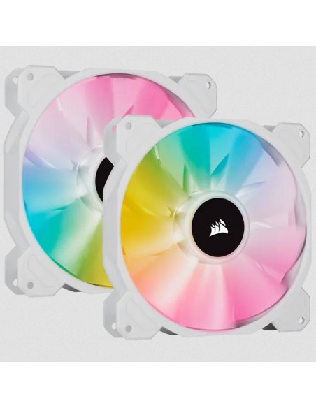 Corsair SP140 RGB ELITE Carcasa del ordenador Ventilador 14 cm Blanco 2 pieza(s)