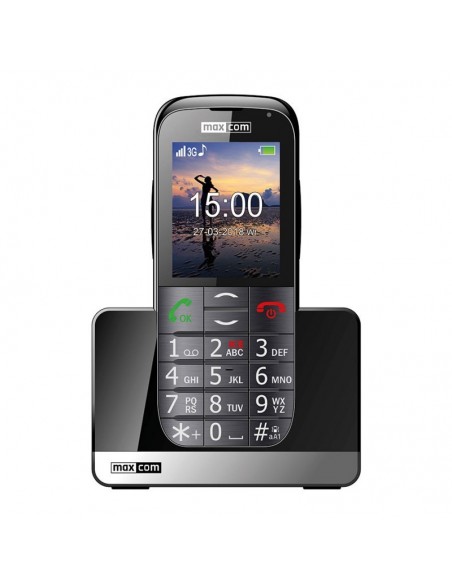 MaxCom MM721 teléfono móvil 5,59 cm (2.2") 84 g Negro