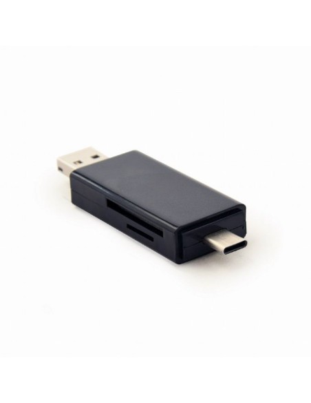 Gembird UHB-CR3IN1-01 lector de tarjeta USB 3.2 Gen 1 (3.1 Gen 1) Interno Negro