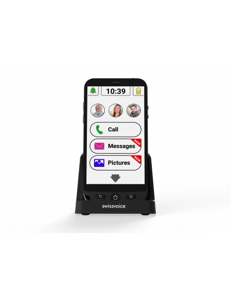 SwissVoice G50 12,7 cm (5") SIM doble Android 10 Go edition 4G Micro-USB B 1 GB 16 GB 2700 mAh Negro